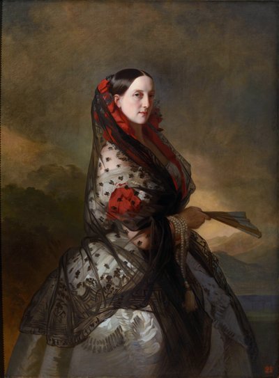Grand Duchess Maria Nikolaevna of Russia (1819-1876), Duchess of Leuchtenberg by Franz Xaver Winterhalter