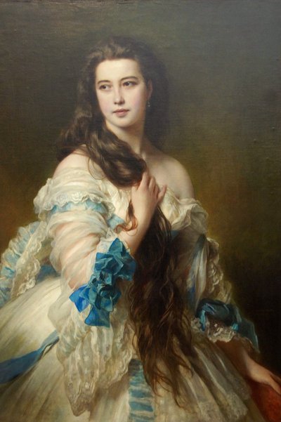 Nadezhda Nikolayevna Rimskaya-Korsakova née Purgold, c. 1870 by Franz Xaver Winterhalter