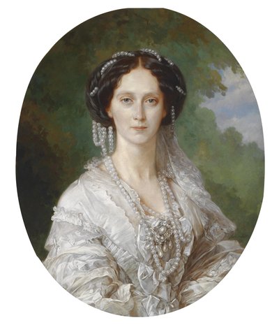Portrait of Empress Maria Alexandrovna by Franz Xaver Winterhalter