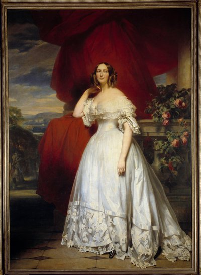 Portrait of the sister of Marechal Berthier by Franz Xaver Winterhalter