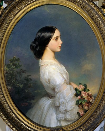 Portrait of Carmen Ida Aguado (1847-1880) by Franz Xaver Winterhalter