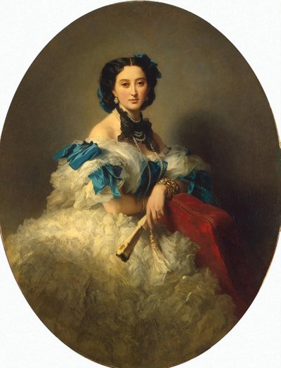 Portrait of Countess Varvara Musina-Pushkina, after 1857 by Franz Xaver Winterhalter