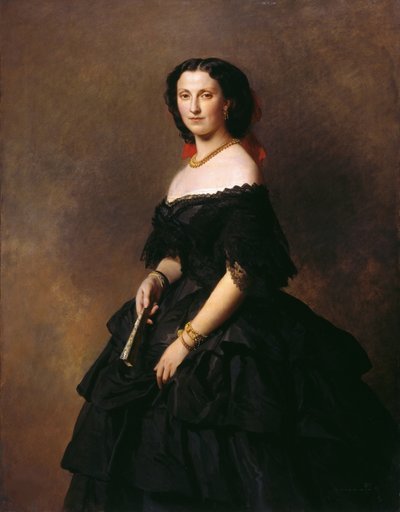 Portrait of Duchess Elizaveta Alexandrovna Baryatinskaya, née Princess Chernysheva by Franz Xaver Winterhalter