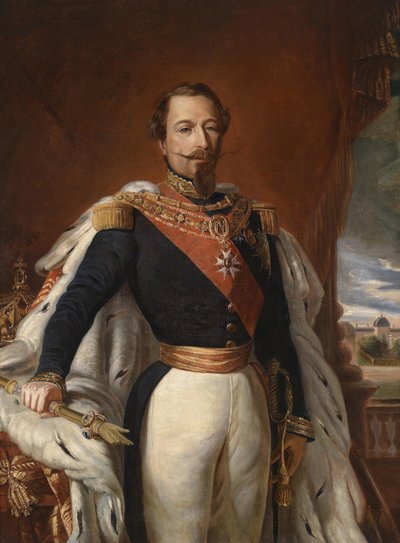 Portrait of Emperor Napoleon III of France 1808-1873 by Franz Xaver Winterhalter