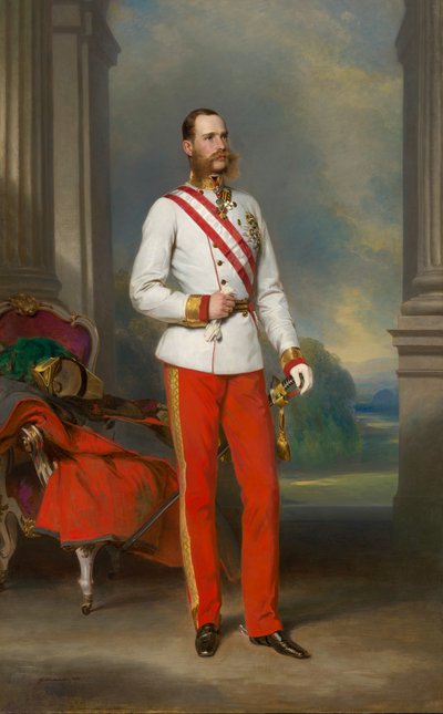 Portrait of Franz Joseph I of Austria by Franz Xaver Winterhalter