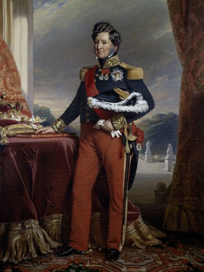 Portrait of Louis Philippe of Bourbon-Orleans (1773-1850) by Franz Xaver Winterhalter