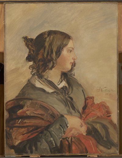 Portrait of the Young Queen Victoria by Franz Xaver Winterhalter
