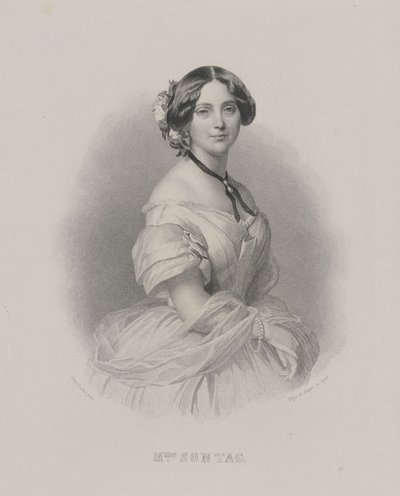 Portrait of the opera singer Henriette Sontag by Franz Xaver Winterhalter