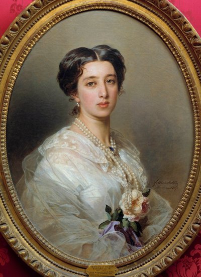 Princess Gagarin Stourza by Franz Xaver Winterhalter