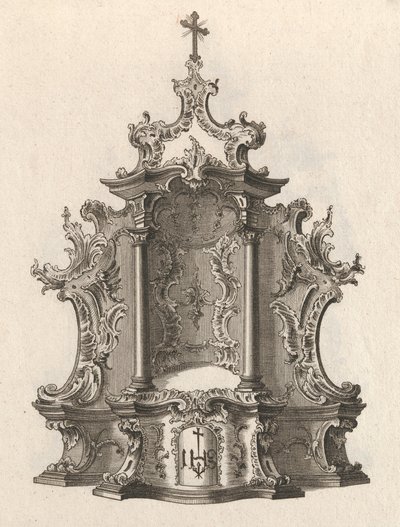 Design for a Tabernacle, Plate 2 from the series 