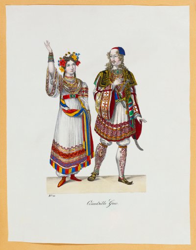 A Collection of Fancy Dress Costumes, 1827 by Franz Xavier Nachtmann