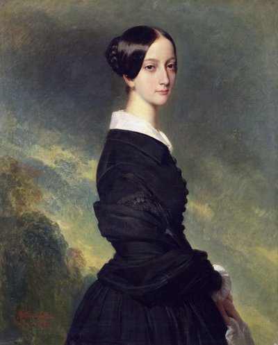 Portrait of Princess Francisca of Brazil by Franz Xaver Winterhalter