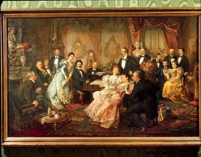 A Night with Johann Strauss by Franz von  Bayros