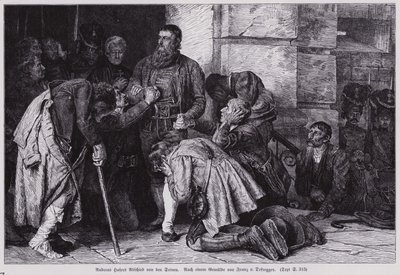 Andreas Hofer Saying Farewell to His Followers Before Being Taken to Mantua for His Execution by Franz von (after) Defregger