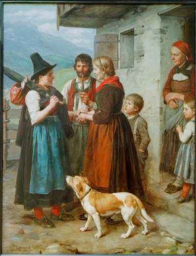 Welcome Guests by Franz von Defregger