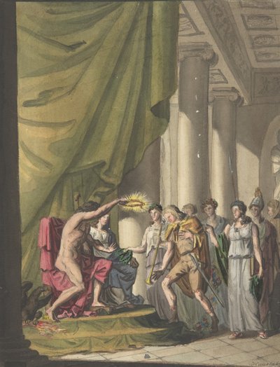 Allegory of Victory: Soldier Being Crowned by Laurels, ca. 1814 by Franz von Hauslab