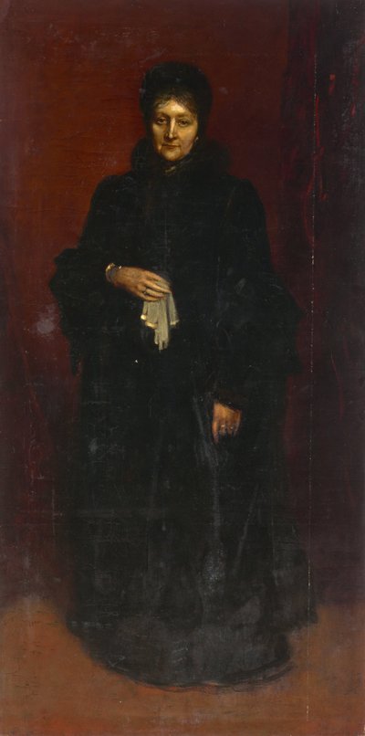Augusta Queen of Prussia and German Empress by Franz von Lenbach