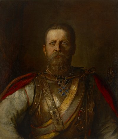 Crown Prince Frederick William, later Frederick III, German Emperor and King of Prussia by Franz von Lenbach
