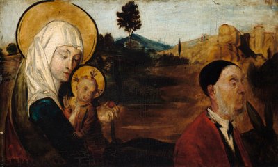 Flight into Egypt, with Baron Karl Eduard von Liphart as Joseph by Franz von Lenbach