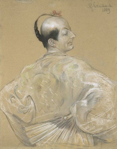 Konrad Dreher as Ko-Ko by Franz von Lenbach