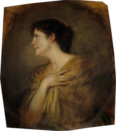 Mary Stuck (née Lindpaintner) by Franz von Lenbach