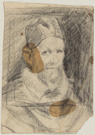 Pope Innocent X after Velázquez by Franz von Lenbach