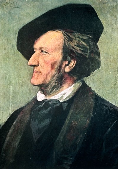 Richard Wagner, German composer, conductor, and essayist, late 19th century by Franz von Lenbach