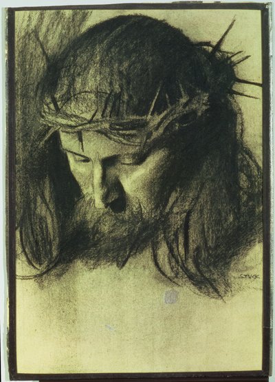 Head of Christ by Franz von Stuck