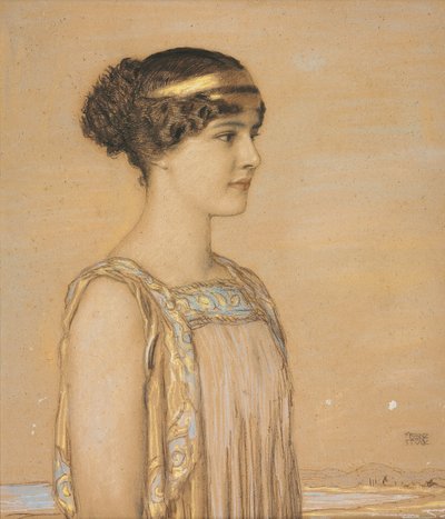 Portrait of Mary in Greek Costume by Franz von Stuck