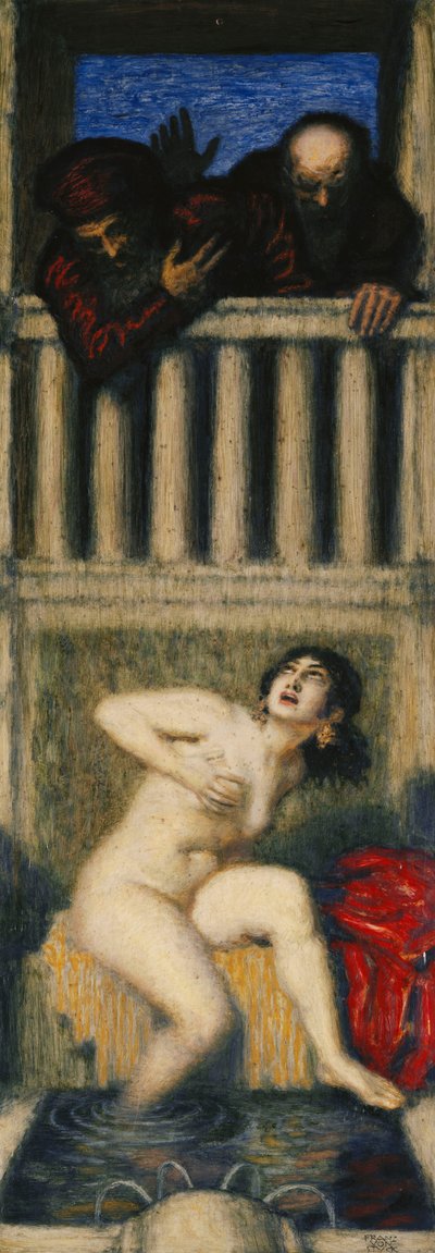 Susanna and the Two Old Men by Franz von Stuck