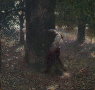 Teasing by Franz von Stuck