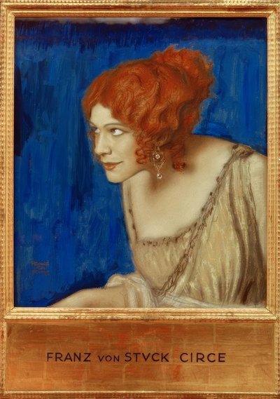 Tilla Durieux as Circe by Franz von Stuck