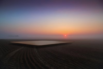 Misty Horizon Sunrise by Franziskus Pfleghart