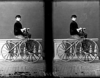 Portrait of Little Boy on a Bicycle, Florence by Fratelli Alinari Fratelli Alinari