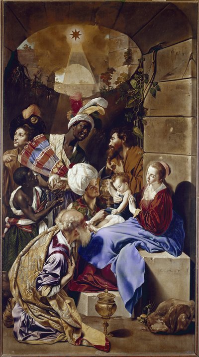 Adoration of the Magi by Fray Juan Batista Maino or Mayno