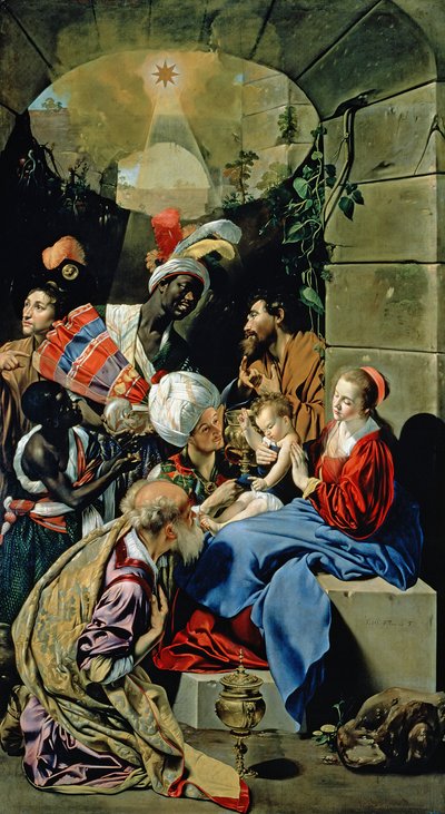 The Adoration of the Kings by Fray Juan Batista Maino or Mayno