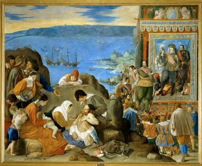 The Recapture of Bahia in 1625 by Fray Juan Batista Maino or Mayno
