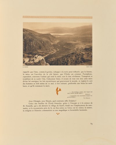 Delphi. Gulf of Itea by Frédéric Boissonnas