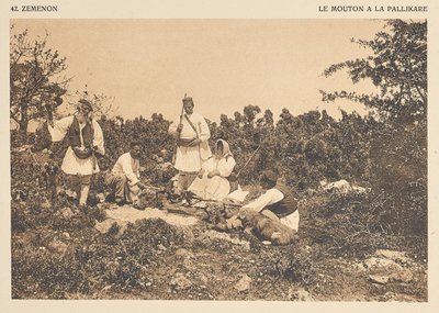 Zéménon. The Sheep at Pallikare by Frédéric Boissonnas