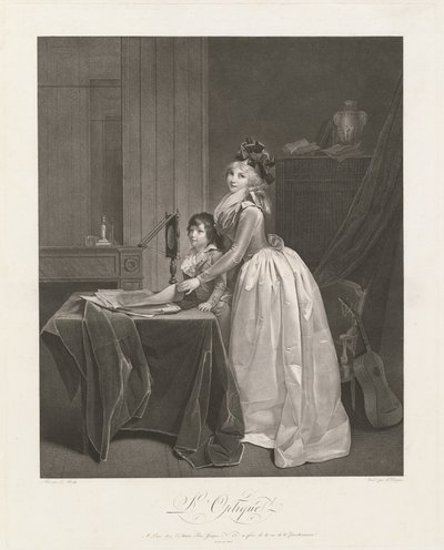 The Optical Viewer by Frédéric Cazenave, after Louis Léopold Boilly