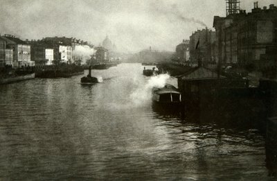 The Fontanka River in St Petersburg, Russia, 1900s by Fred Boisson