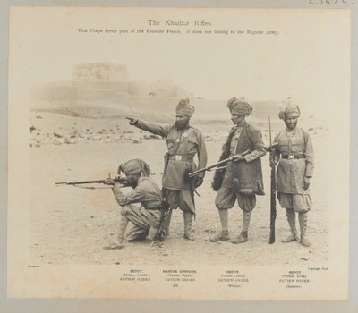 The Khyber Rifles, circa 1900 by Fred Bremner