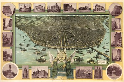 Saint Louis in 1896 by Fred; Fred Graf Engraving Co. Graf