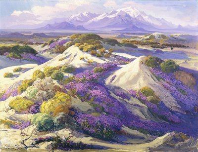 Verbena Clad Dunes by Fred Grayson Sayre
