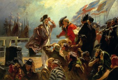 The Return of Nelson, the Hero by Fred Roe