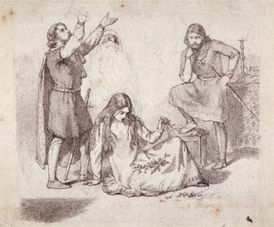 A Medieval Scene, 19th century by Fred Walker