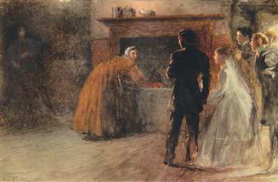 The Visit to the Mad Woman After The Interrupted Marriage by Fred Walker