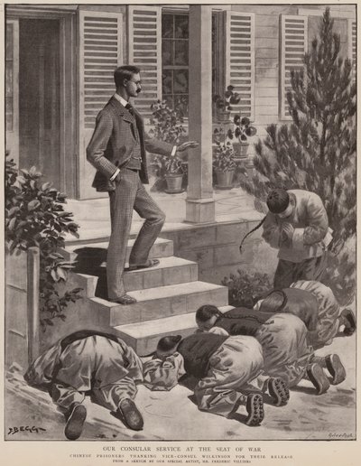 Our Consular Service at the seat of war by Frederic (after) Villiers