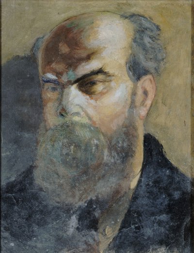 Portrait of the Poet Paul Verlaine by Frederic Auguste Cazals