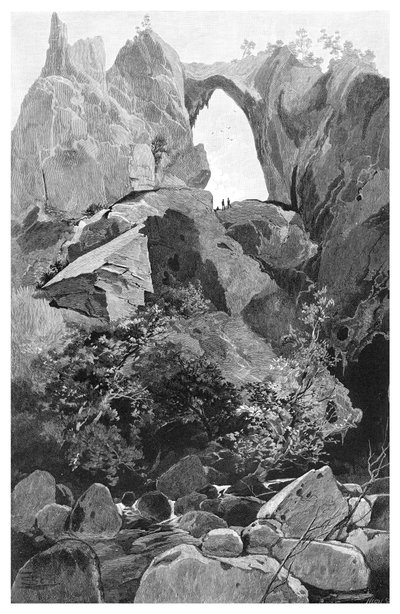 Carlotta Arch, Jenolan Caves, New South Wales, Australia by Frederic B. Schell